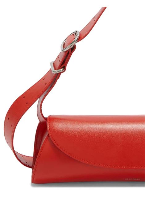 Red cannolo shoulder bag  Jil Sander - women JIL SANDER | J07WD0023P5355626